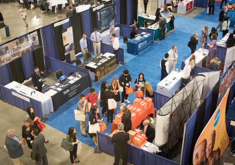 Photo of exhibit floor